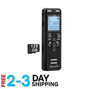 High-Quality Voice Activated Recorder - 1536Kbps Stereo with Password Protection - Picture 1 of 11