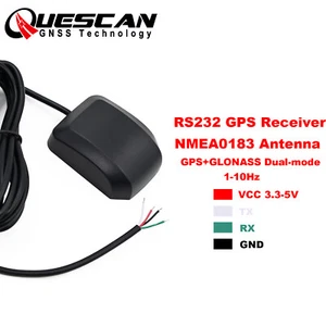 3.3-5V RS232 GPS GLONASS NMEA0183 Antenna RS-232 NMEA GNSS Ricevitore Programmabile - Foto 1 di 9