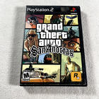 Grand Theft Auto San Andreas PS2 2004 Black Label With Manual No Poster Wow