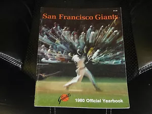 1980 SAN FRANCISCO GIANTS BASEBALL YEARBOOK - Picture 1 of 1