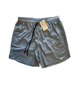 Nike Dri-Fit Stride 7” 2-in-1 Grey Running Shorts DM4759-084 Men's Size XL-Tall - Picture 1 of 10