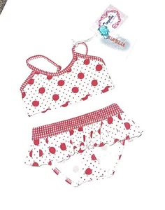 baby girl bikini 18 Months Polka Dot Red New - Picture 1 of 14