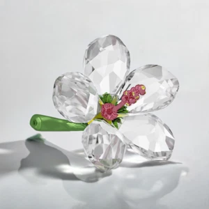 Estatuilla pequeña flor de hibisco flor florere cristal Swarovski 5690534 nueva en caja - Imagen 1 de 3