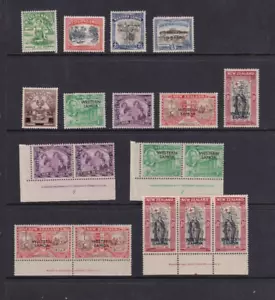WESTERN SAMOA BRITISH EMPIRE KGVI 1939=46 SETS IMPRINT PAIRS MUH/MLH #1709 - Picture 1 of 1
