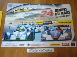 Cartel Original 24 Heures Du Mans 2005 Cartel Certificado de Autenticidad Der 24H - Imagen 1 de 3