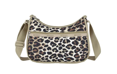 LeSportsac Flaxen Leopard Classic Hobo Crossbody Bag Abstract Modern Leopard - Image 1 of 4