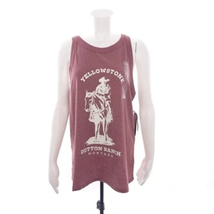 Camiseta sin mangas grande para mujer Wrangler Yellowstone Dutton Ranch Montana - Imagen 1 de 10