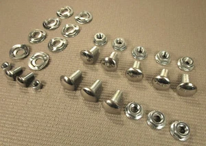 1965-1968 FORD MUSTANG BUMPER BOLT 28PCS KIT FRONT & REAR TOP QUALITY BRAND NEW - Picture 1 of 4