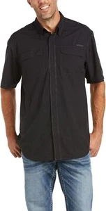 Ariat Venttek Outbound klassische Passform Herrenhemd schwarz Small - Bild 1 von 2