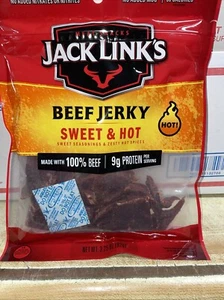 7 Bags Of Sweet&Hot Jack Links Beef Jerky - Picture 1 of 1