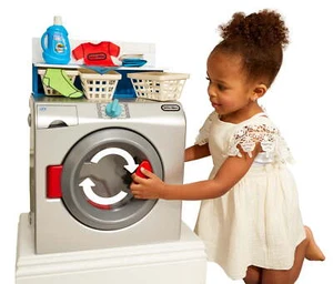 Washer Dryer Pretend Play Appliance Interactive Toy Washing Machine Realistic - Picture 1 of 6