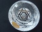 Aschenbecher  Ashtray  neu lead crystal massiv 9,3 cm hochwertiges Bleikristall
