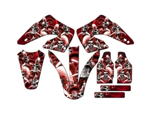 2000-2001 CR 250R JESTER Red Senge Graphics Kit Compatible with Honda - Picture 1 of 4