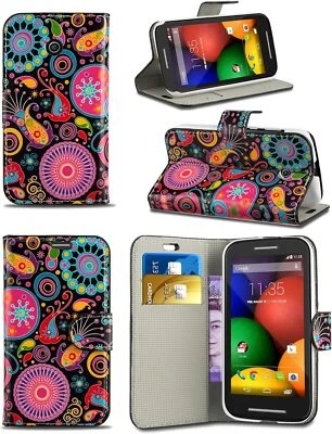 Jellyfish Paisley Design Phone Case For Alcatel Pixi 4 (4.0") Wallet Case Print - Image 1 of 4