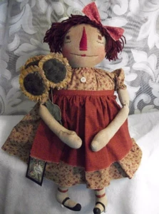Pattern, sewing, primitive Annie doll, 22 in., Dumplinragamuffin #101 - Picture 1 of 5