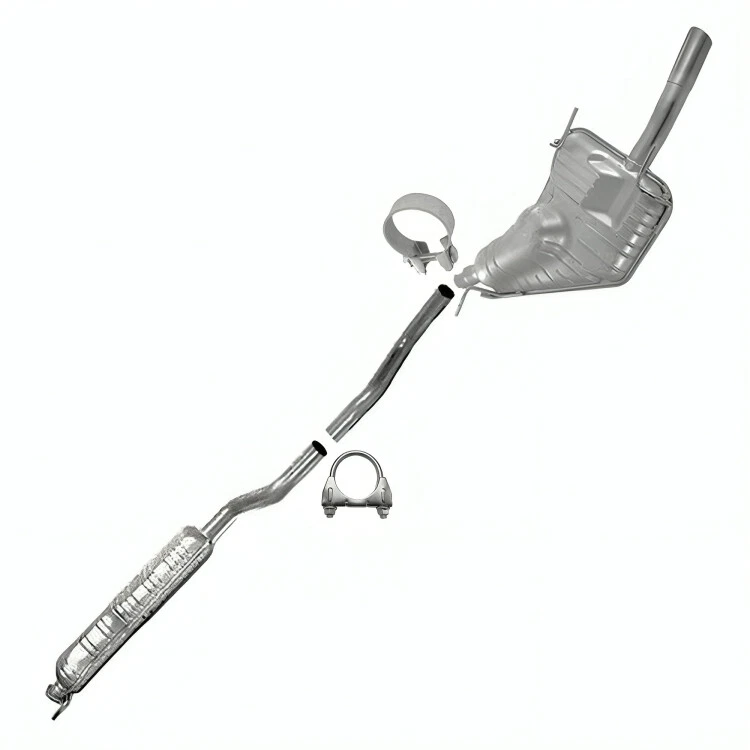 Kit de sistema de escape silenciador tubo de escape resonador se adapta a: 1999-2009 Saab 9-5 2,3 L Foto 1 de 4