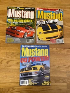 Lot of 3 Mustang Enthusiast Magazine Jan 2006 March Nov 2007 Chip Foose Cobra R - Picture 1 of 20