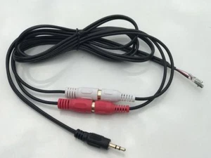 Factory Radio Stereo Auxillary AUX 3.5mm MP3 Audio Input Adapter Cable Brand New - Picture 1 of 14