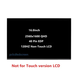 For LCD Screen Panel Display 2560X1600 40Pin EDP MNG007DA1-P 120Hz Laptop - Picture 1 of 5