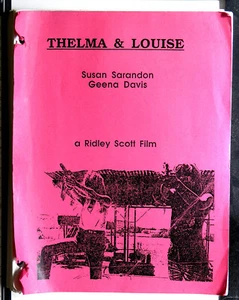 Thelma und Louise 2. Entwurf Original Film Drehbuch - Susan Sarandon - Gina Davis - Bild 1 von 3