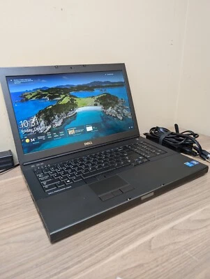 Dell Precision M6800 i7 4710MQ - 16GB - 500GB SSD + 1TB HDD -K3100M-Win10 - USED - Image 1 of 4