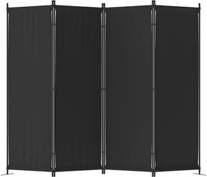 Room Divider 4 Panel Folding Privacy Screens 88'' Room Separation Home Office - Picture 1 of 6