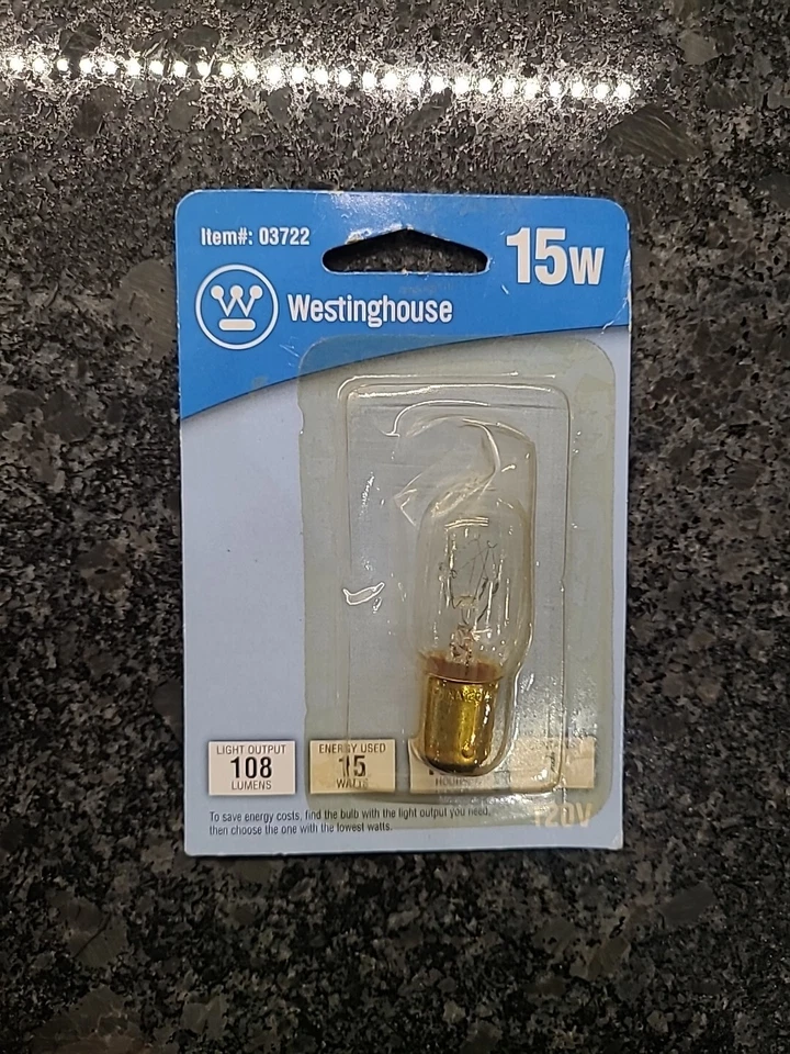 Westinghouse Lighting Corp 15-watt T7 Clear Tubular Bulb - Image 1 of 3