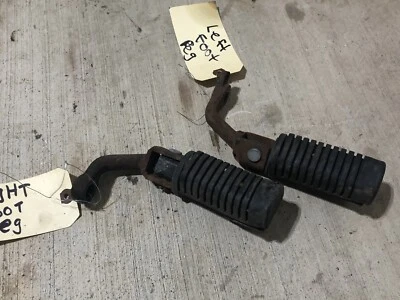 HONDA 80-82 CB650 1980 1981 CB650C OEM REPOSAPIÉS DELANTEROS CLAVIJAS JUEGO PELDAÑOS PAR Foto 1 de 4