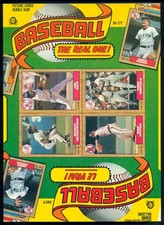 1987 O-PEE-CHEE OPC BOX 4 CARD UNCUT PANEL NM-MT Rickey Henderson Dave Winfield 