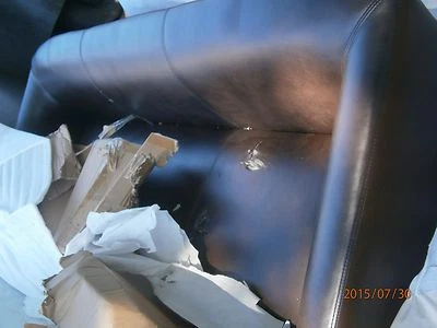 Sofá HERCULES Serie Imperial Cuero Marrón 111-3-BN-GG Nuevo  Foto 1 de 4