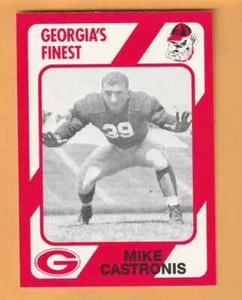 Mike Castronis Georgia Bulldogs 1989 Card #21 Jacksonville Florida - Picture 1 of 2