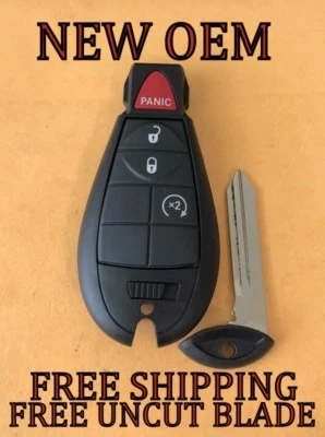 NEW OEM CHRYSLER TOWN & COUNTRY KEYLESS REMOTE FOB FOBIK TRANSMITTER 68066871 - Image 1 of 2