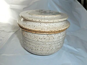 Teiera vintage in gres firmata artista BIANCA studio arte ceramica con coperchio tazza - Foto 1 di 12