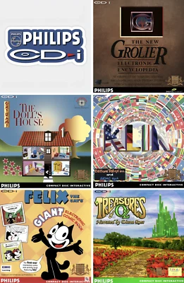 World Of Games Philips CD-i CDI 5 Pack NEW 2022-2024 Releases! - Image 1 of 4