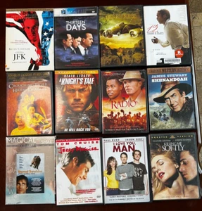 JFK Director's Cut, Thirteen Days, Fortress, Shenandoah DVDs Bundle Lot of 12 - Picture 1 of 5