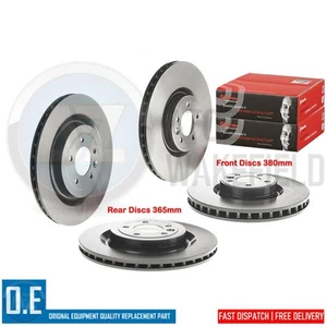 FOR RANGE ROVER 2012-2019 BREMBO FRONT REAR BRAKE DISCS 380mm 365mm - Bild 1 von 3