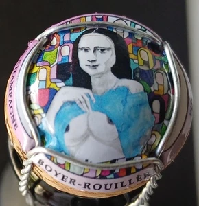 BELLE CAPSULE CHAMPAGNE BOYER ROULLIERE FILS JOCONDE ROSE REF N°14a NEWS - Imagen 1 de 1