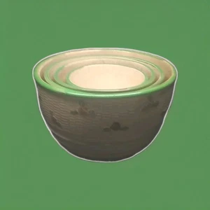 Antique 4 Neating Mixing Bowls                          floral majolica Japan  - Picture 1 of 24