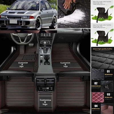 For Mitsubishi Endeavor Car Floor Mats Handmade Liners Anti-Slip Carpets Foto 1 de 4