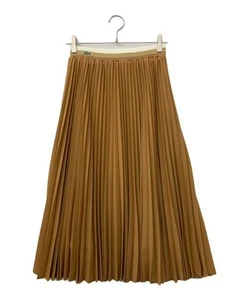 Lacoste Women's Brown Pleated Waist Border Skirt XS Polyester - Picture 1 of 5