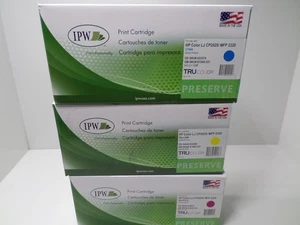 3 piezas.  Tóner compatible con IPW HP Color LJ CP2025/MFP 2320 - AMARILLO, CIAN, MAGENTA - Imagen 1 de 4