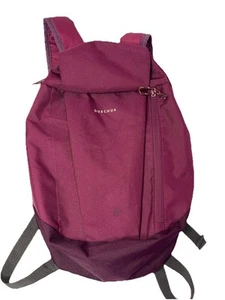 Quechua Decathlon Rucksack 10L dunkellila 14x10" Reißverschluss MANGEL - Bild 1 von 7