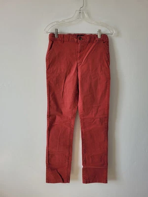 Children's Place Boys Talla 14 Pantalones Pantalones Vestido Rojo Ladrillo Formal Domingo Foto 1 de 4