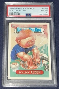 Topps Garbage Pail Kids 11th Series #436a Scaldin’ Alden PSA 10 GEM MINT Os11 - Picture 1 of 2
