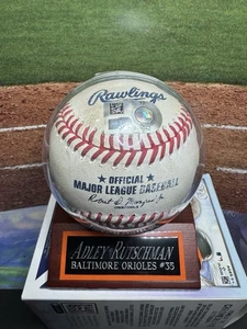 Adley Rutschman Game Used Baseball Single Hit #235 8/29/23 MLB Authenticated - Picture 1 of 6