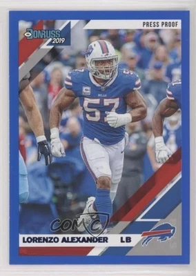 2019 Panini Donruss Press Proof Blue Lorenzo Alexander #39 - Image 1 of 2