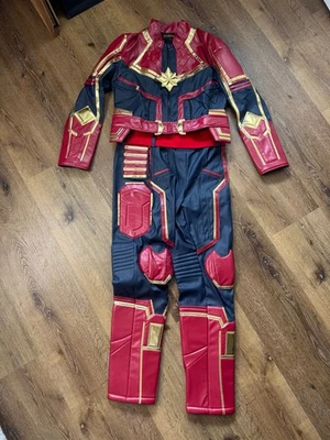 Disfraz de Capitana Marvel Imitación Cuero X LG Juegos con disfraces - Traje de Halloween NUEVO SIN ETIQUETAS Foto 1 de 4
