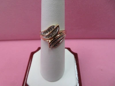 Vtg THL  10K Solid Gold Diamond Ring Size 6.75 / 2.69 Grams - Image 1 of 4