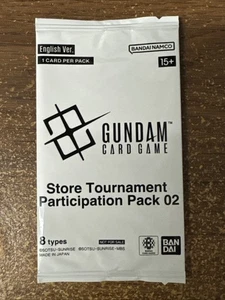 Gundam Card Game *Store Tournament Participation Pack 02* Sealed Promo Pack - Bild 1 von 2