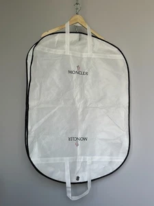MONCLER Garment Case Travel Suit Bag White One Size Luxury - Foto 1 di 22